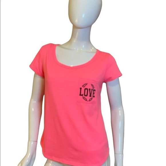 Free Kisses Graphic Love Short Sleeve Tee Medium - Picture 1 of 16